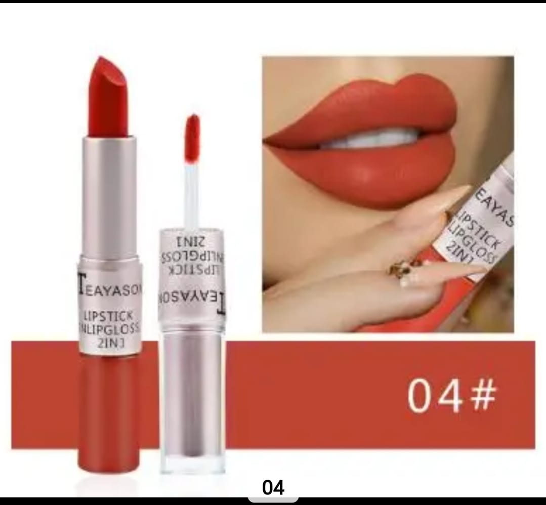 Teayason 2-in-1 Lipstick & Lip Gloss