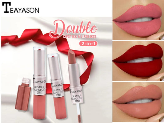 Teayason 2-in-1 Lipstick & Lip Gloss